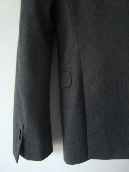 2012 Virgin Wool Kean Blazer Jacket in Anthracite