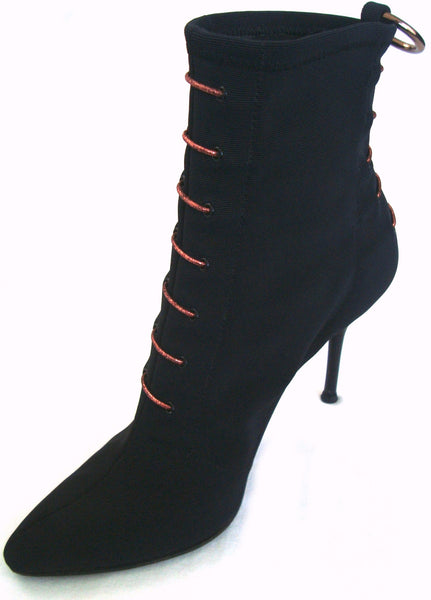 2004 Bonded Techno Mesh Laced Ankle Boots