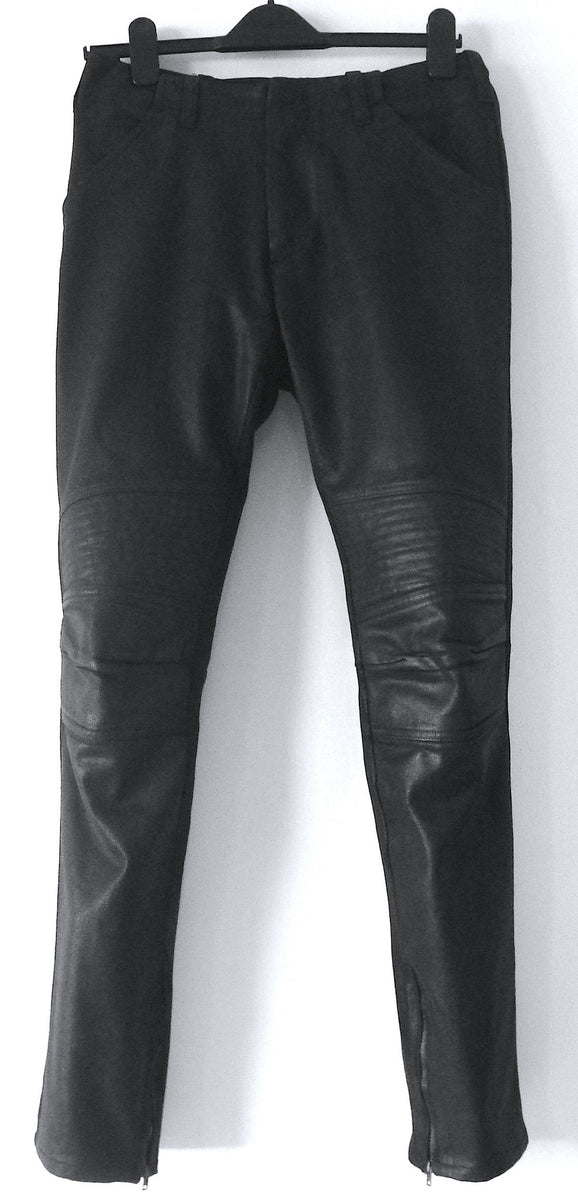 Helmut Lang 1999 Heavy Waxed Denim Biker Trousers – ENDYMA