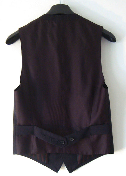 2006 Slim Tailored Waistcoat in Dark Wine
