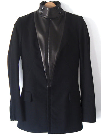 2010 'Adams' Tailored Jacket with Leather trims