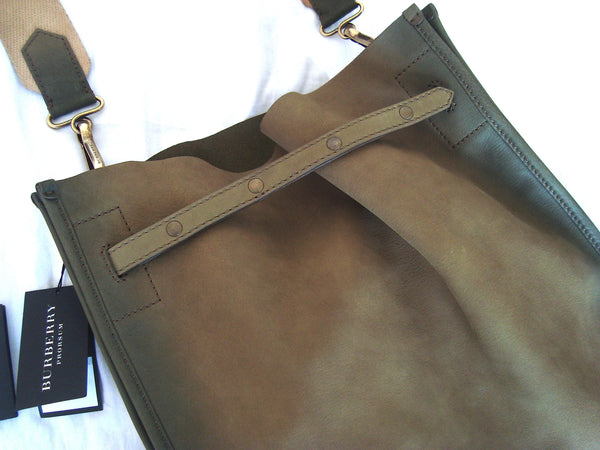 2011 Hand Dyed Calf Leather Oversized Messenger Bag