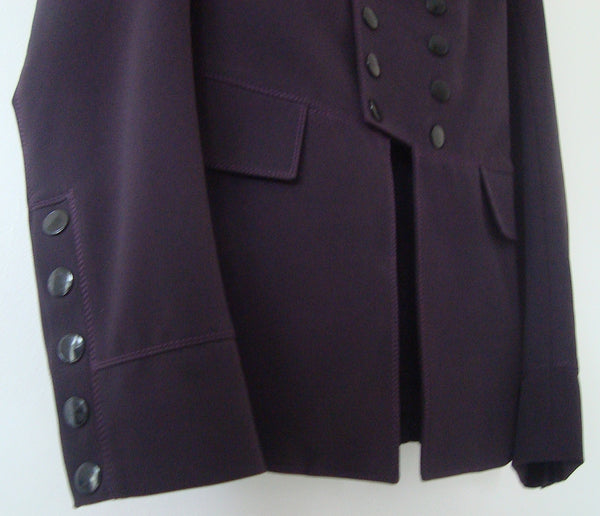 2008 Neoprene Peacoat with Snap Buttons