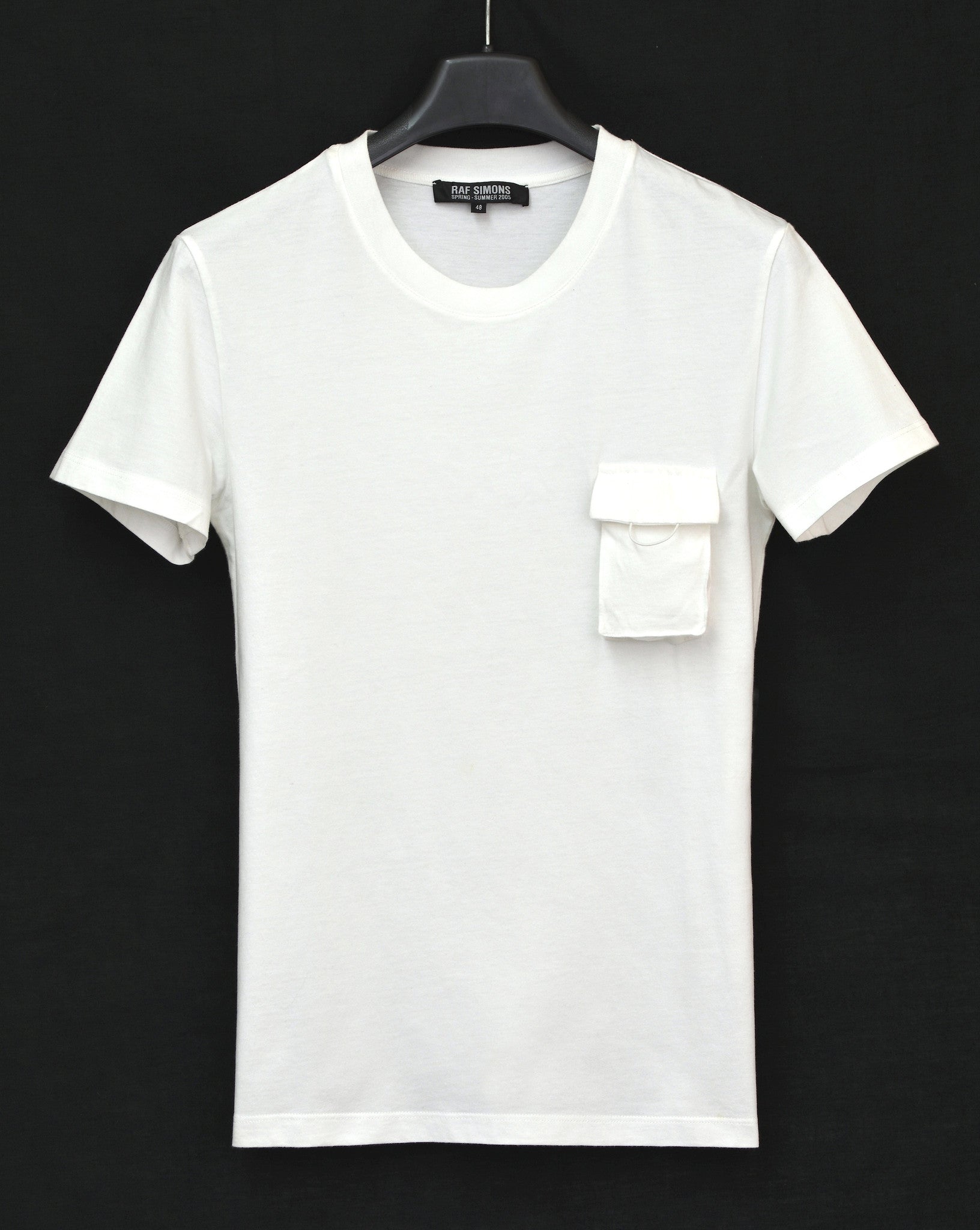 Raf Simons 2005 Slim T-Shirt with Cargo Chest Pocket – ENDYMA