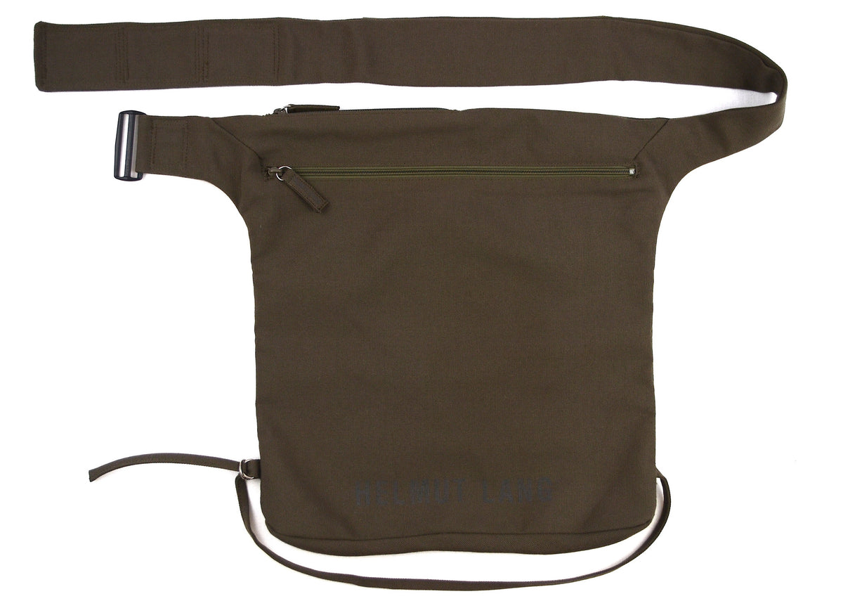 Helmut Lang 1999 Asymmetrical Waist Pack with Leg Strap