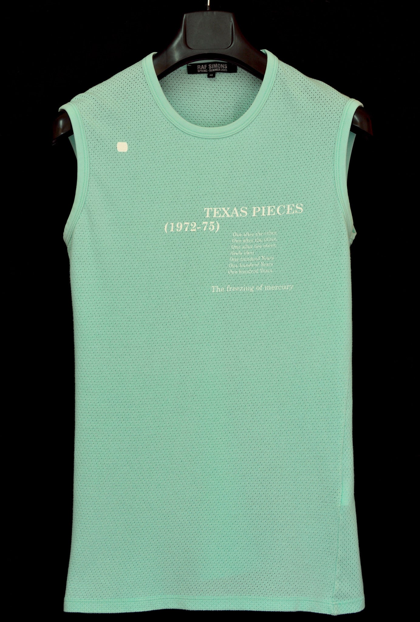 Raf Simons 2005 Mesh 'Texas Pieces' Basketball Tank Top – ENDYMA
