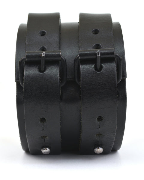 2005 Double Strap Leather Bracelet