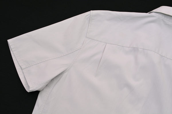 2004 Slim Short-Sleeve Shirt with Asymmetric Bondage Straps