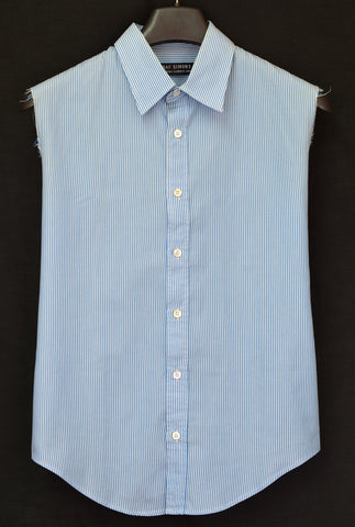2000 Striped Cotton Classic Sleeveless Shirt