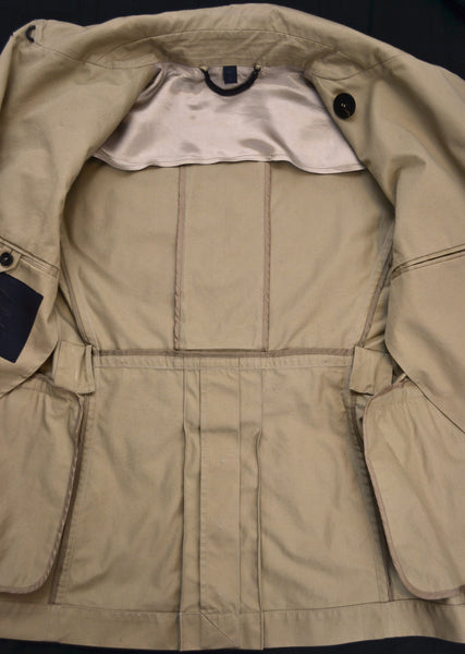 2011 Cotton Twill Military Peacoat with Metal Details
