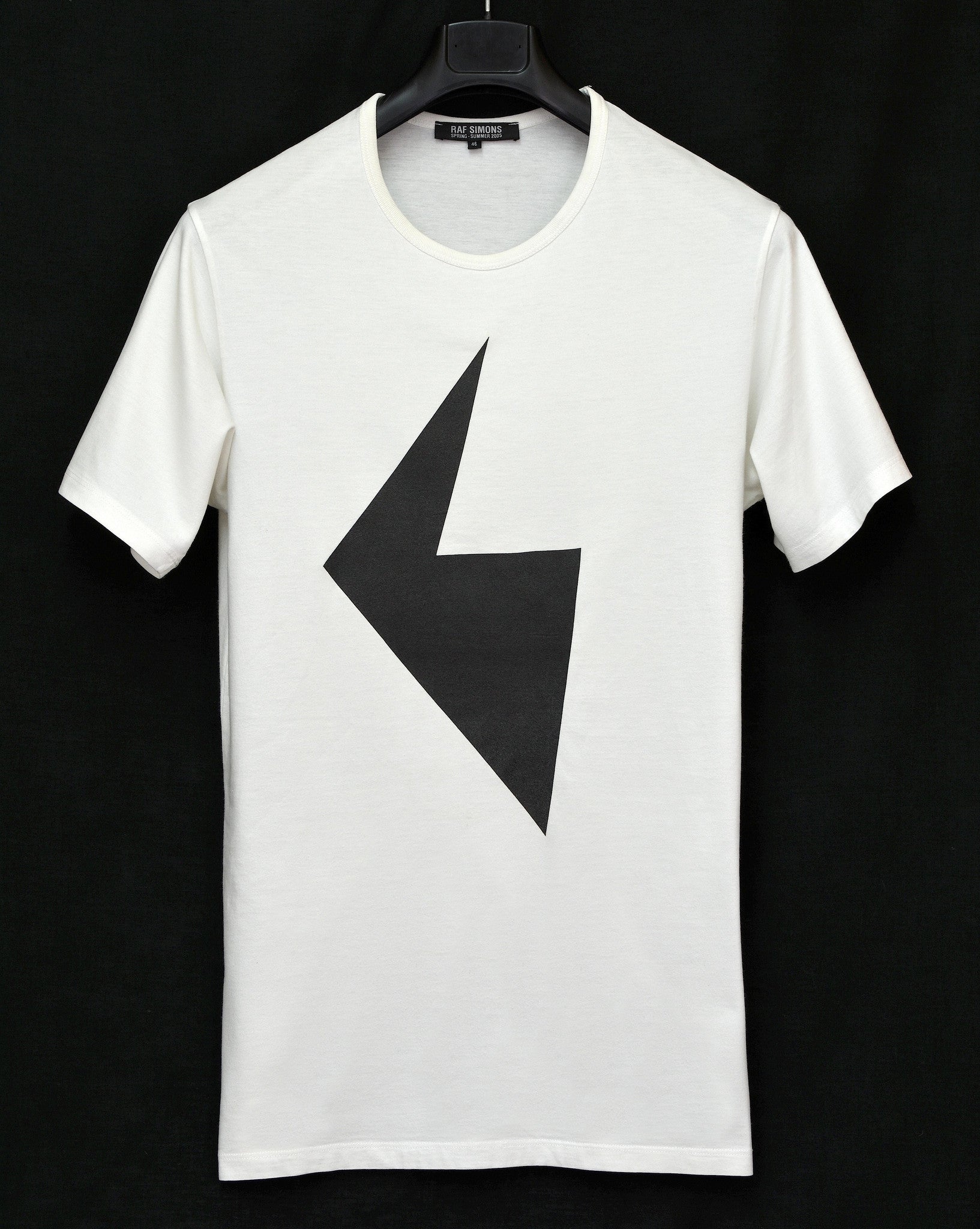 Raf Simons 2005 Oversized T-Shirt with Lightning Print – ENDYMA