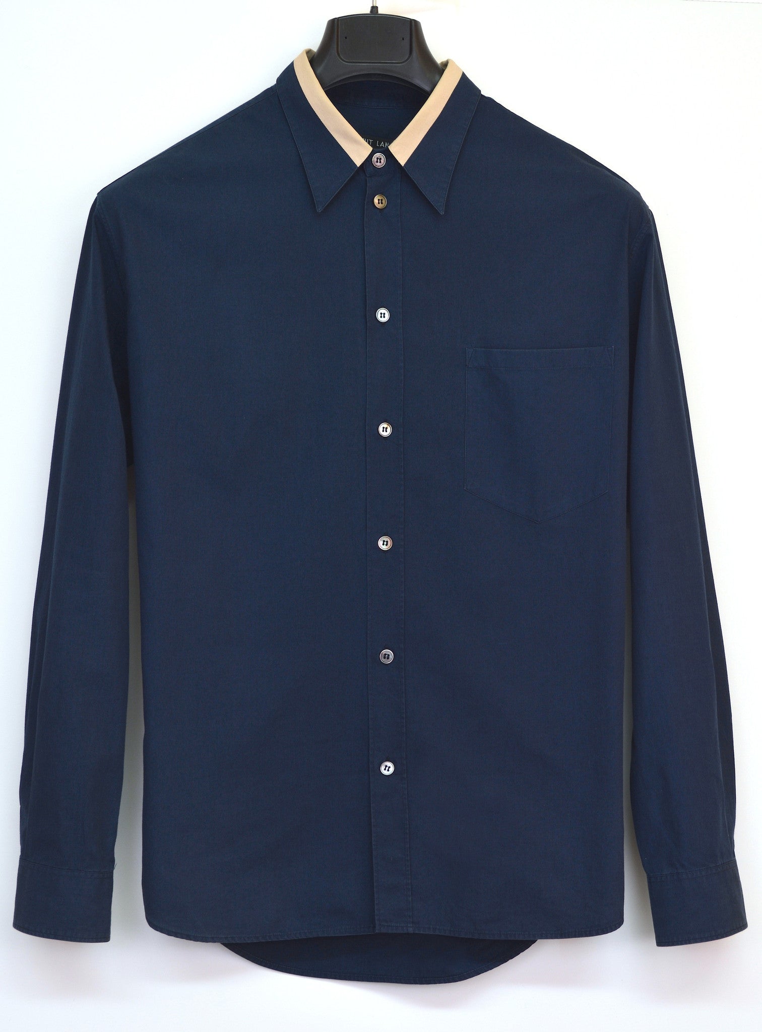 Helmut Lang 1996 Classic Shirt with Contrasting Collar Detail – ENDYMA