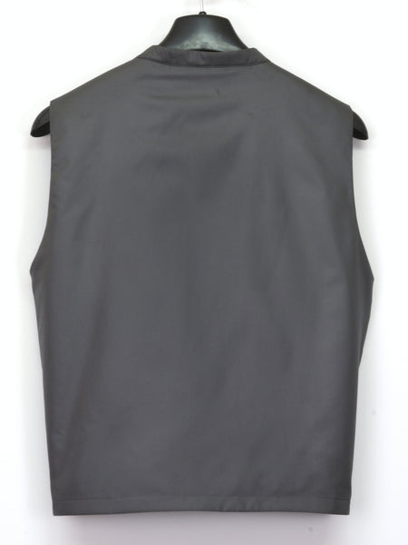 1998 Padded Coated Polyester Liner Vest with Asymmetric Pocket