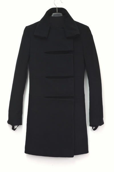 2003 Soft Fleece Slashed Front Coat with Cuff Straps