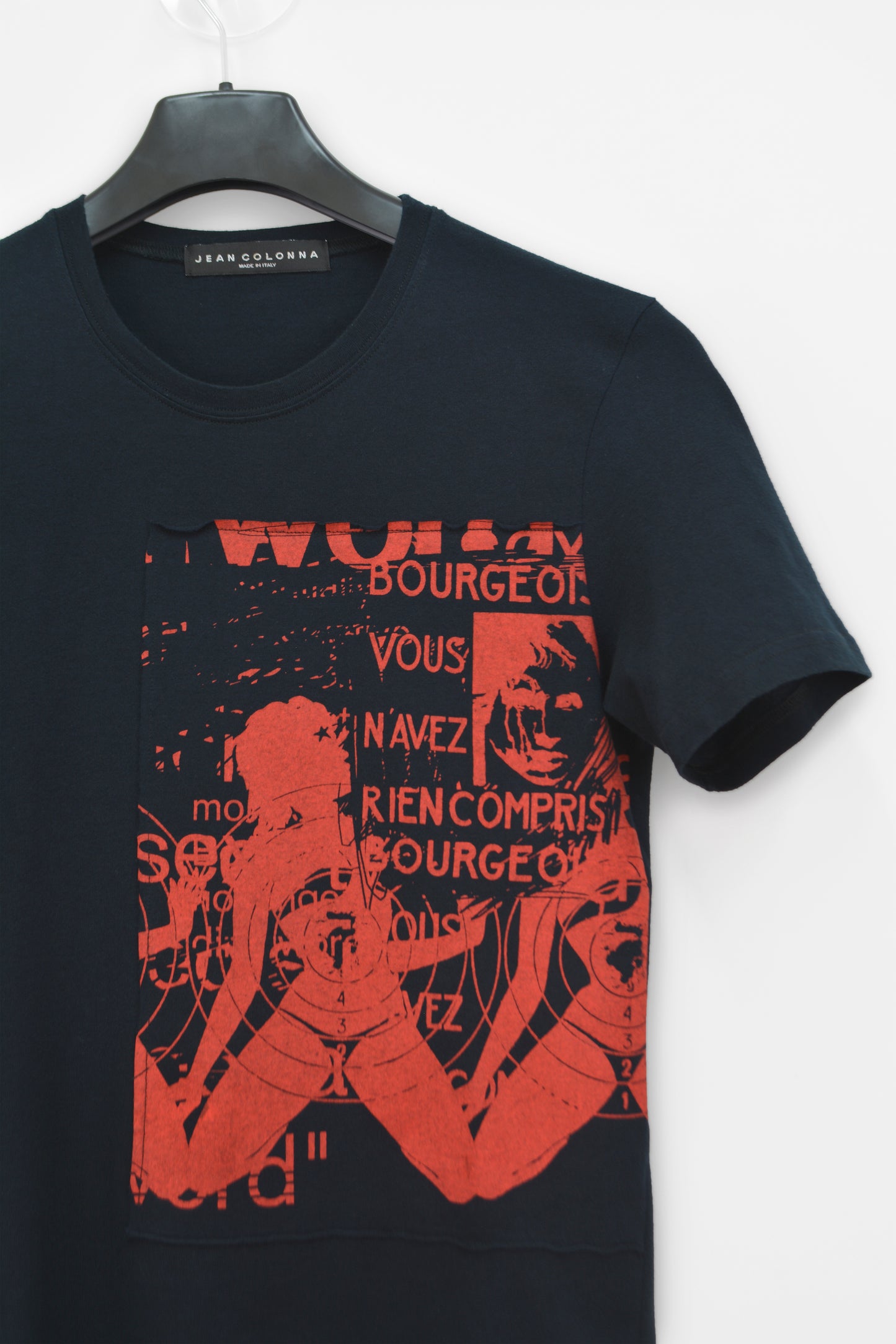 2001 T-Shirt with 'Female/Bourgeois' Patch in Cotton Jersey