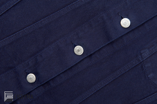 2004 Heavy Saturated Blue Denim Classic 2 Pocket Jacket