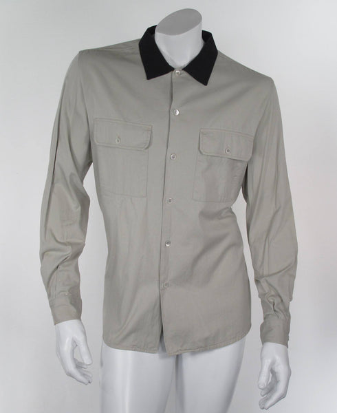 1997 Workwear Shirt with Contrasting Collar
