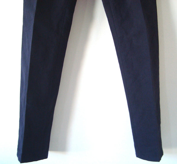 2012 Gabardine Drop-Crotch Trousers with Ruched Waist