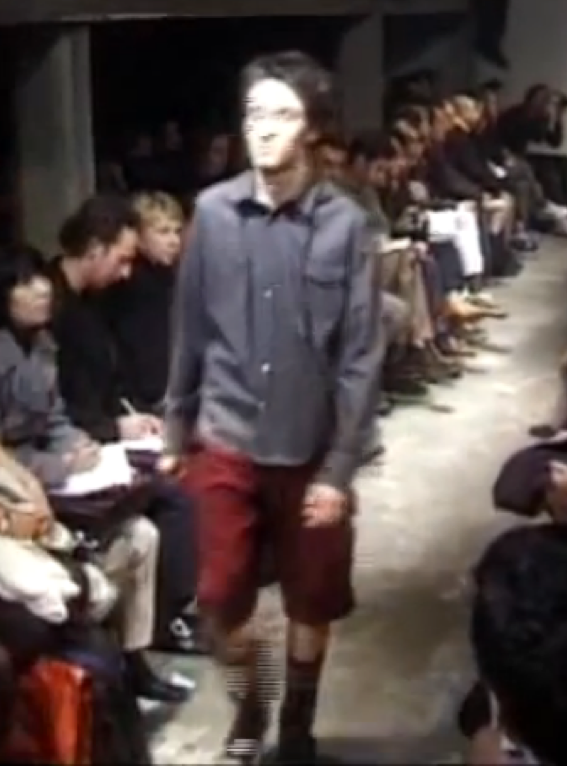 1997 Short Tailored Shirt with Removable Hood