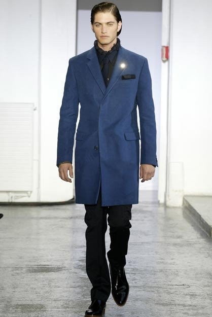 2005 Cotton Canvas Sartorial Chesterfield Coat with Hand-Finished Details