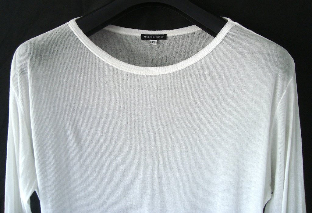 2009 Fine Cotton 'Aura' Sweater with Raw Hems