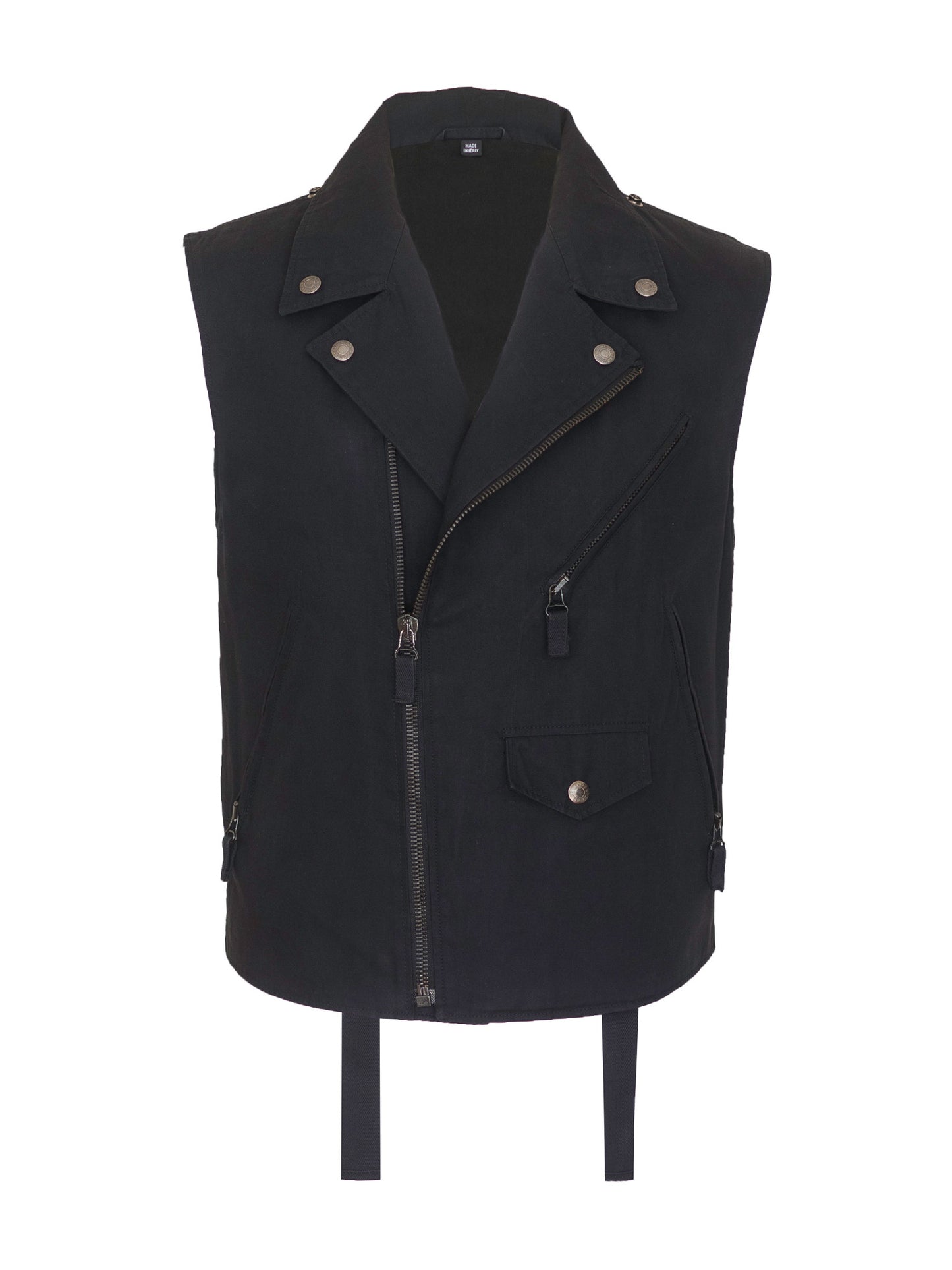 2004 Strong Cotton Biker Vest with Bondage Straps