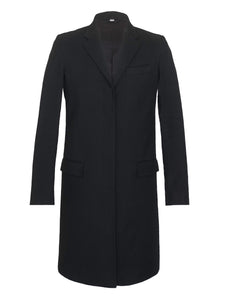 Helmut Lang 2005 Cotton Canvas Sartorial Chesterfield Coat with