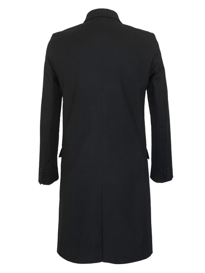 Helmut Lang 2005 Cotton Canvas Sartorial Chesterfield Coat Helmut Lang 2005 Cotton Canvas Sartorial Chesterfield Coat