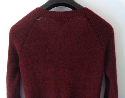 2012 Cashmere Sweater with Crochet Detailing