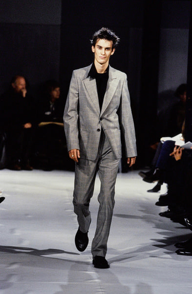 1997 Asymmetrical Tailored Shirt with Layered Panel
