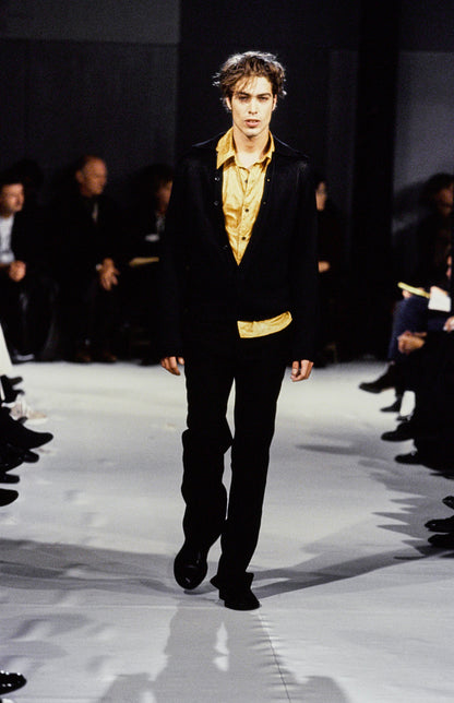 1997 Asymmetrical Tailored Shirt with Layered Panel