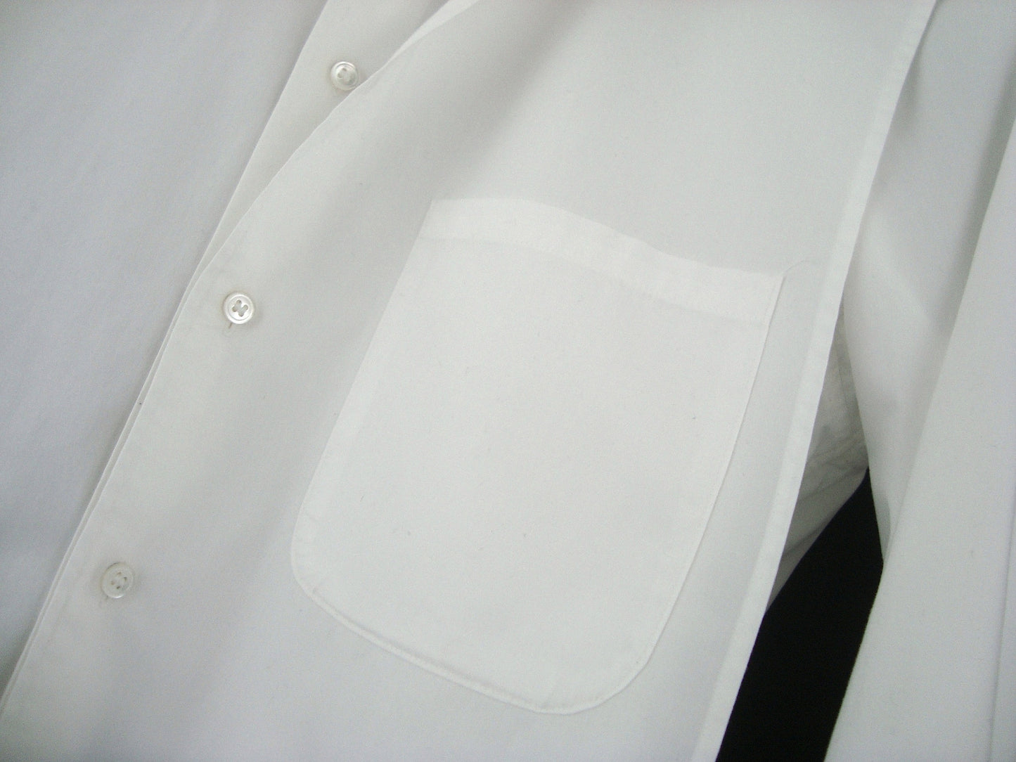 1997 Asymmetrical Tailored Shirt with Layered Panel