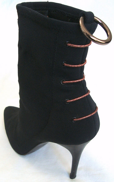 2004 Bonded Techno Mesh Laced Ankle Boots