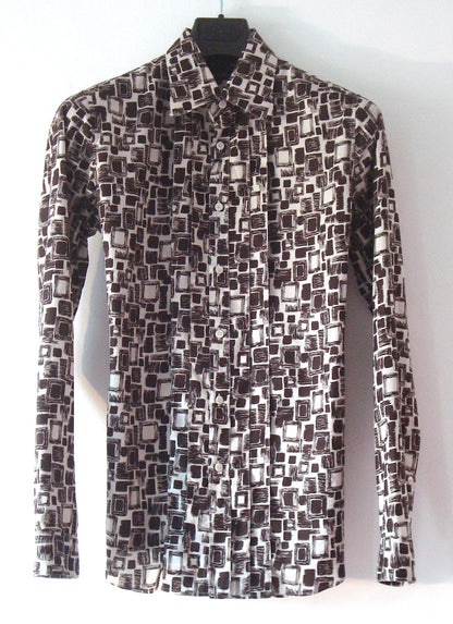 2006 Patterned Silk Evening Shirt