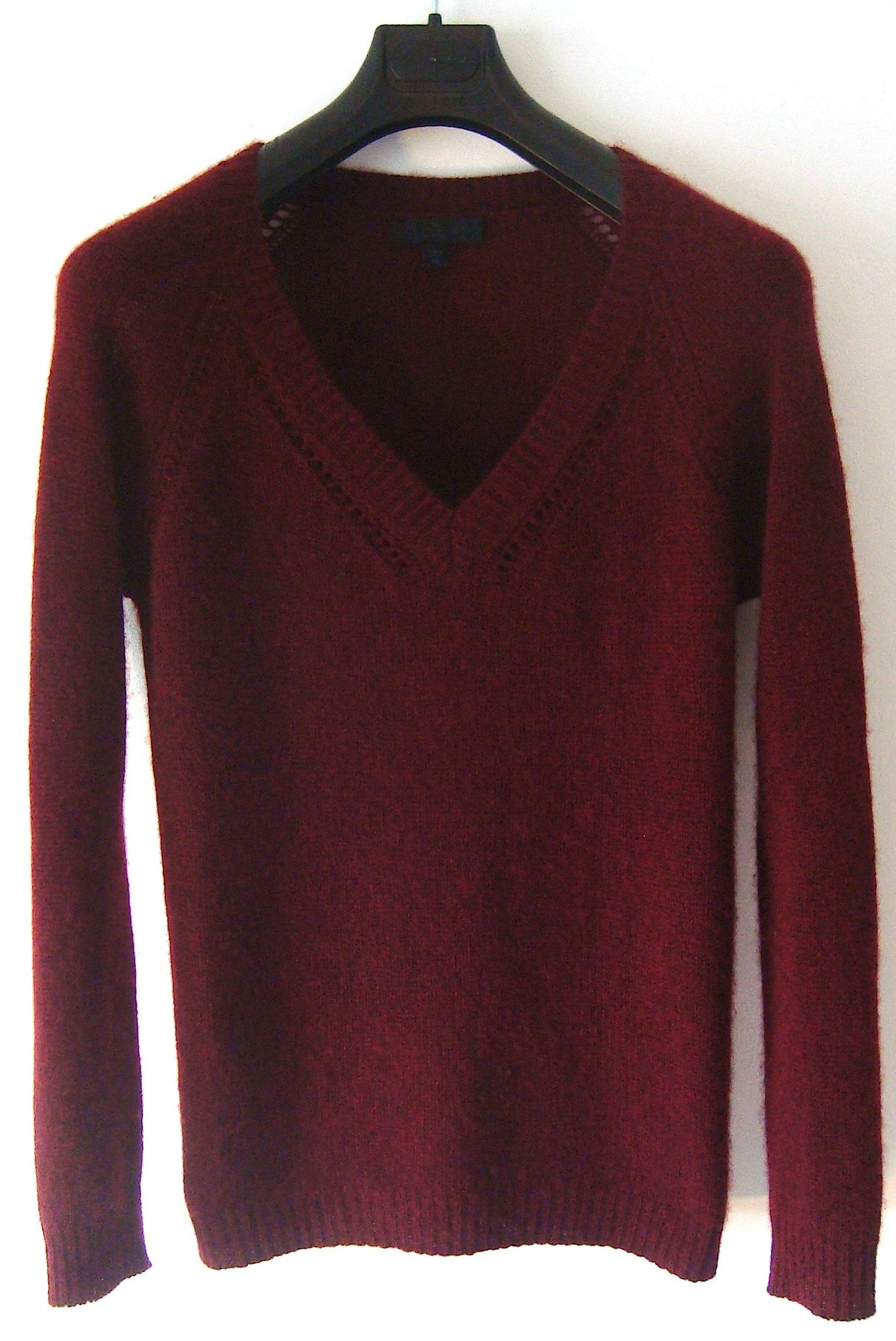 2012 Cashmere Sweater with Crochet Detailing