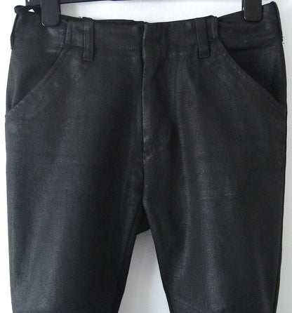 1999 Heavy Waxed Denim Biker Trousers