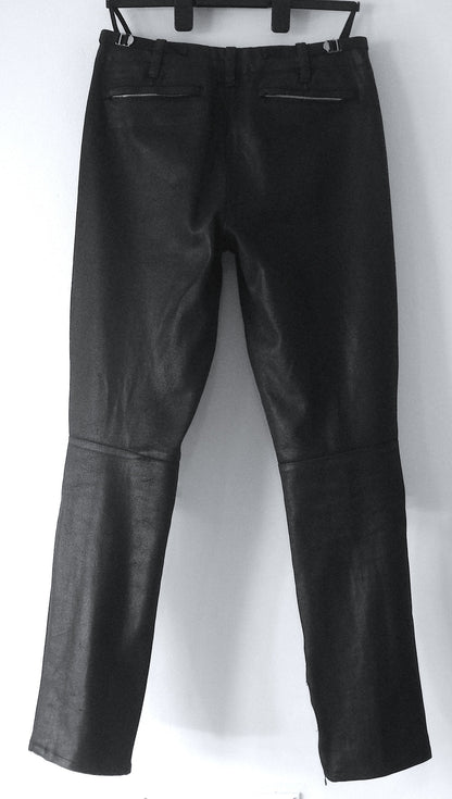 Helmut Lang 1999 Heavy Waxed Denim Biker Trousers – ENDYMA Helmut Lang 1999 Heavy Waxed Denim Biker Trousers – ENDYMA
