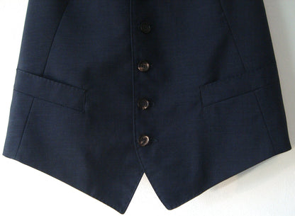 2006 Slim Tailored Waistcoat in Navy Blue