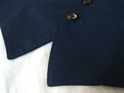 2006 Slim Tailored Waistcoat in Navy Blue