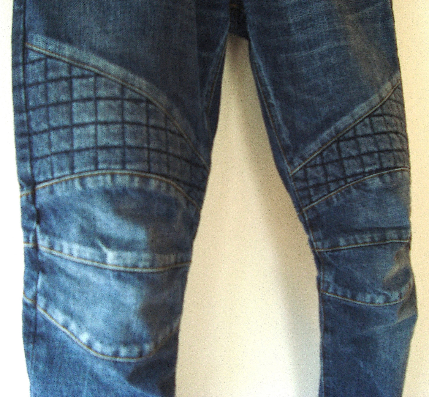 2012 Heavy Quilted Biker Jeans