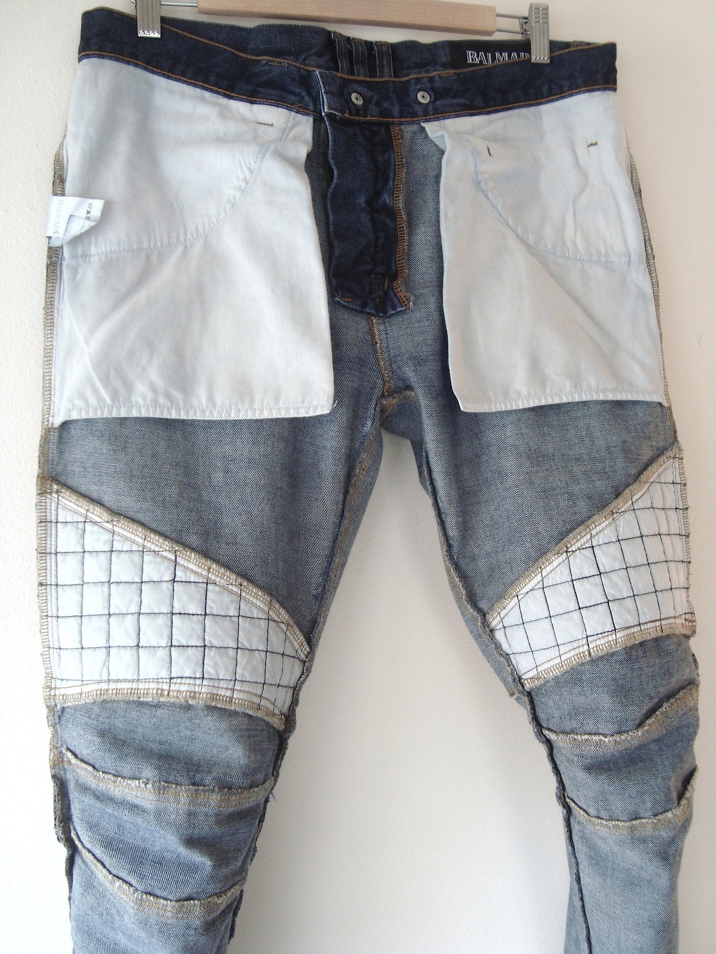 2012 Heavy Quilted Biker Jeans