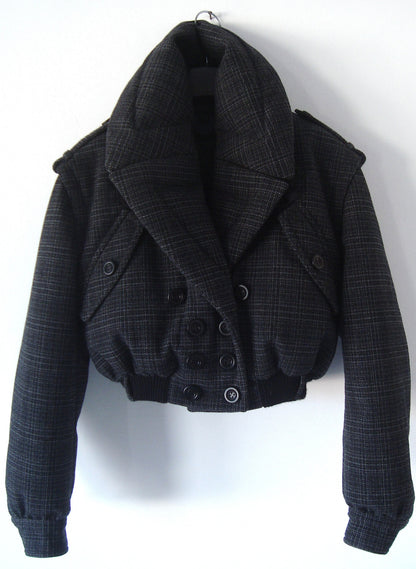 2012 Down-Filled Oversize Lapel Bomber Jacket