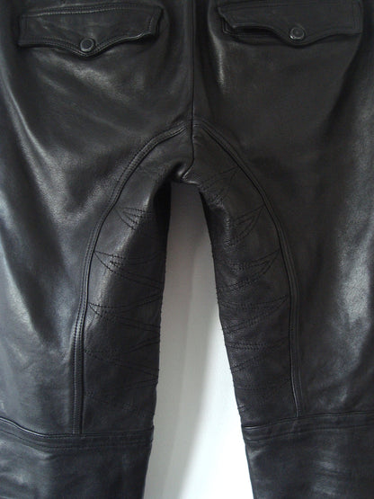 Burberry prorsum leather biker trousers hotsell