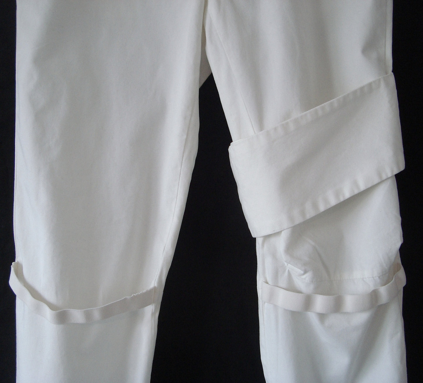 1999 Asymmetric Bondage Trousers with Elastic Straps