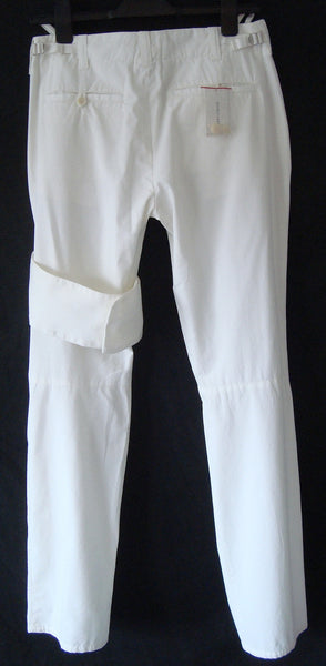 1999 Asymmetric Bondage Trousers with Elastic Straps