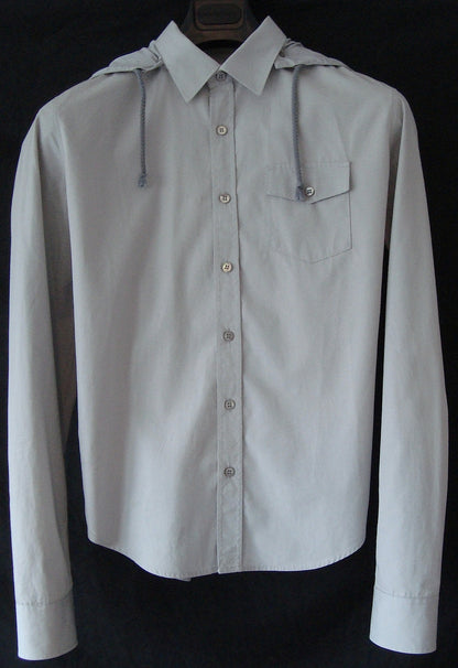 1997 Short Tailored Shirt with Removable Hood