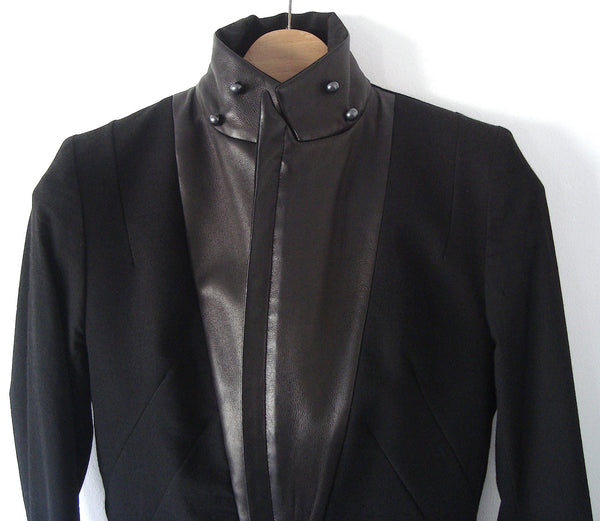 2010 'Adams' Tailored Jacket with Leather trims