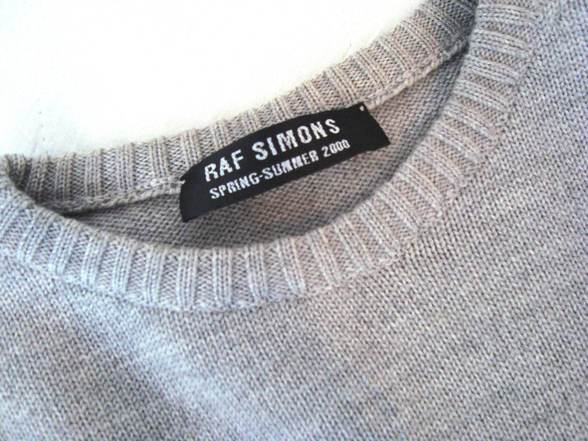 専用00s RAF SIMONS high neck 00s RAF SIMONS HIGH NECK OVERSIZED SWEAT（Cropped RS Sweater）