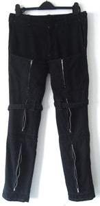 1999 Bondage Trousers with Zipped Pockets and Straps
