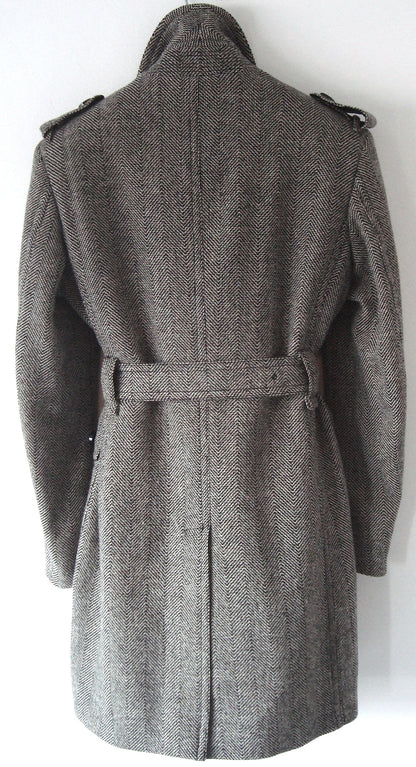 2007 Virgin Wool Single-Breasted Military Coat